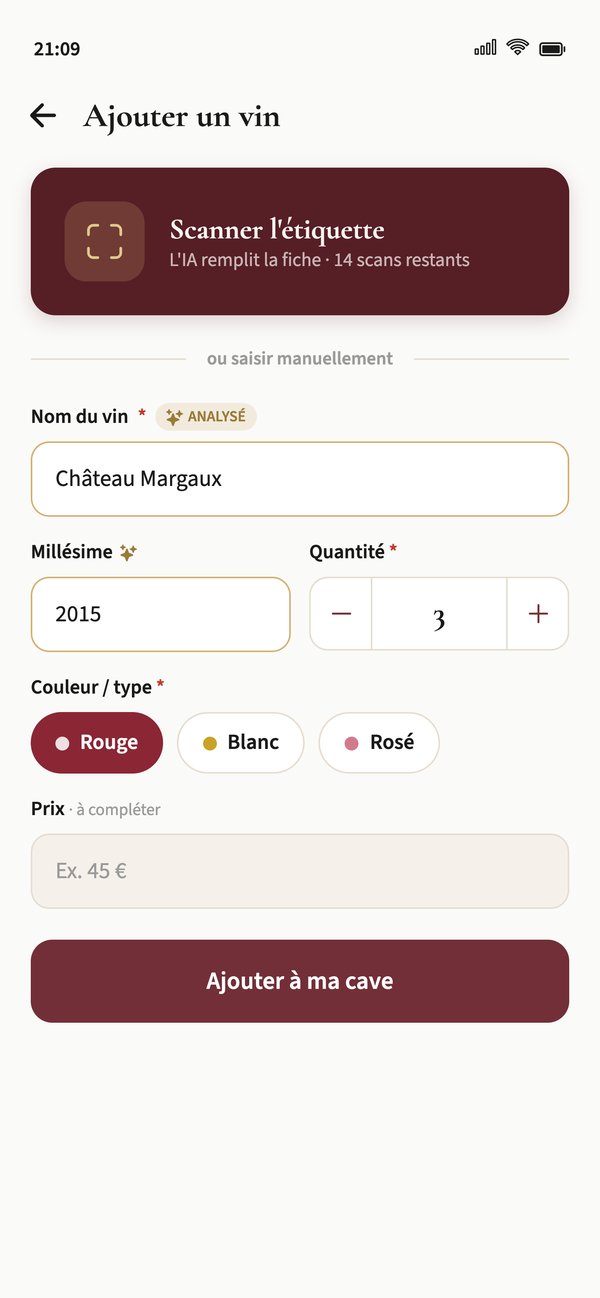 Mon Bon Vin : Scan d’étiquette